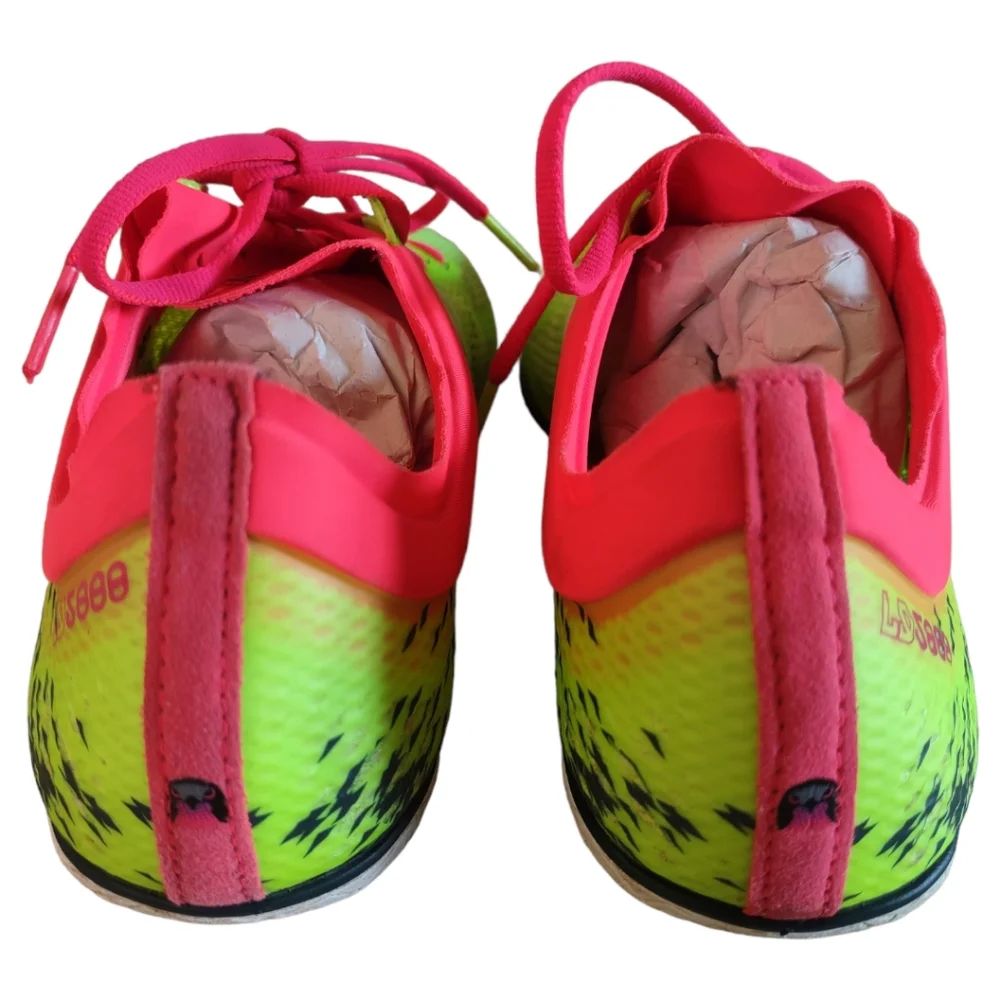New Balance LD5000v4 Long Distance Women's Running Spikes Neon Yellow Pink Sz 10
